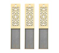 Boîtier de Clé USB 3 Pièces Style Fenêtre Chinoise | Finition Raffinée, Anti-déformation et Résistante à L’usure, Usage Bureau, Voyage D’affaires, pour Étudiants