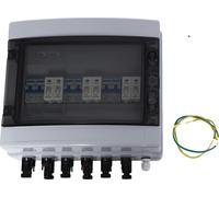 Boîtier de combinaison solaire, indice de protection IP65, sortie de courant maximale de 40A, température de fonctionnement de -25~55°C, 3 entrées, 3 sorties
