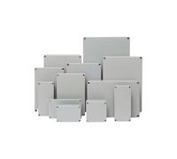 Boîtier de commande à bouton-poussoir Boîtier étanche extérieur IP67 en aluminium moulé, boîtier électronique étanche et antidéflagrant, projet d'ingénierie personnalisé(FA2-1 120x80x55mm)
