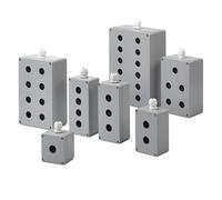 Boîtier de commande à bouton-poussoir Boîtier métallique étanche IP65 for instruments électroniques, boîtier de projet électrique, boîte de jonction extérieure en aluminium moulé(12 hole Double row)