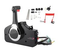 Boîtier de commande à distance hors-bord, commande d'accélérateur de bateau à montage latéral en alliage d'aluminium CNC professionnelle, commande de moteur hors-bord pratique 24800-ZZ5-A02 pour Honda