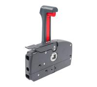 Boîtier de commande à distance latéral pour moteur hors-bord 2 temps, ensemble de commande latéral pour moteur hors-bord 40HP-85HP pour petits bateaux de pêche, yachts de plaisance Grey