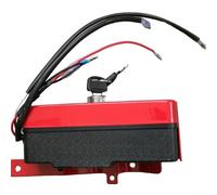 Boîtier de commande de démarrage pour GX240 pour GX270 pour GX340 pour moteur GX390 12 V DC Entrée Interrupteur de démarrage électrique avec boutons étiquetés Boîtier renforcé robuste Design léger 450