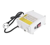 Boîtier de commande de pompe, Coffre-fort Coffret de commande de pompe de puits Disjoncteur de protection thermique Robuste pour l'industrie 550W Prise UE 220V