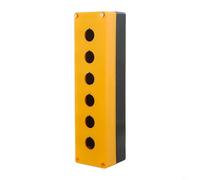Boîtier de commande étanche à bouton-poussoir avec trou de 22 mm en plastique ABS anti-poussière IP65 pour quais de chargement et machines-outils (6 trous)
