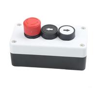 Boîtier de commande étanche à bouton-poussoir, boîtier industriel à 4 trous, ABS IP40 pour systèmes électriques, compatible XB2 XAL B324 B334 (C)