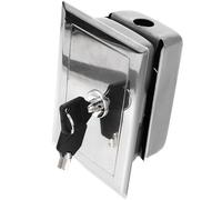 Boîtier de Commande pour Volet Roulant Électrique en Plastique Argenté | Bouton Poussoir Manuel, Serrure Dissimulée Clé, Utilisation Simple, pour Garage, Fenêtres et Portes à Couleur Aléatoire