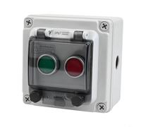 Boîtier de commutateur à bouton-poussoir à réinitialisation automatique | Indice IP67, étanche à la pluie et à la poussière, convient pour les zones extérieures humides, coque en ABS robuste