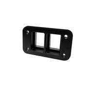 Boîtier de commutateur à poussoir 2/3/4 voies, panneau de support 32,5 mm x 22 mm, adapté aux commutateurs Toyota Land Cruiser Prado Hilux Hiace Interrupteur Bouton Bouton Poussoir(2 Gang)