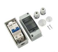 Boîtier de commutation de module PV - Disjoncteur CC - Avec boîte de jonction - 2 broches - IP65 - M20 - Raccord de câble pour système solaire - 10 A - 40 A (CC 12-500 V-32 A)