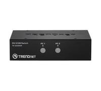 Boîtier de commutation KVM - TRENDnet - TK-222DVK - 2 Ordinateurs - 2560 x 1600 - 6 USB - 3 DVI