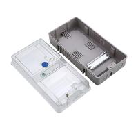 Boîtier de compteur monophasé transparent avec systèmes de cartes prépayées pour une alimentation facile et un contrôle de l'énergie monophasé