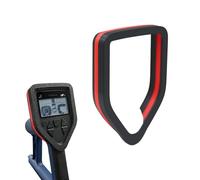 Boîtier de contrôle de détecteur de métaux compatible avec Minelab Gold Monster 1000, coque en silicone antichoc (noir rouge)