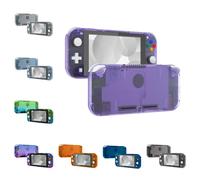 Boîtier de contrôleur portable de remplacement eXtremeRate, coque personnalisée avec protecteur d'écran et boutons ABXY pour Nintendo Switch Lite Gradient Green Blue