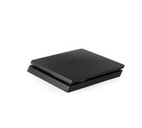 Boîtier de Couleur Noir Blanc, Coque supérieure Avant supérieure inférieure, for Console PS4 Slim 2000 (Noir)
