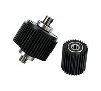 Boîtier de diff en acier et ensemble de renvoi (47T/29T 0,8 m) Pièces de mise à niveau pour Arrma 1/10 Gorgon Fury Vorteks Quake 2WD, remplace #ARA311095