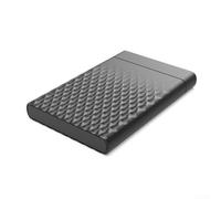 Boîtier de disque dur 2,5" USB 3.0 SSD sans outil pour adaptateur SATA vers USB 5 Gbps haute vitesse pour ordinateur portable HDD stockage noir