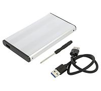 Boîtier de disque dur 51871 : 2,5" PnP SATA III, USB 3.0 aluminium QOLTEC