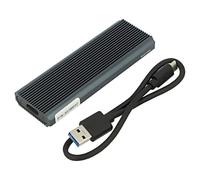 Boîtier de disque dur 52630 : M.2 PnP SATA III, USB 3.1 aluminium QOLTEC
