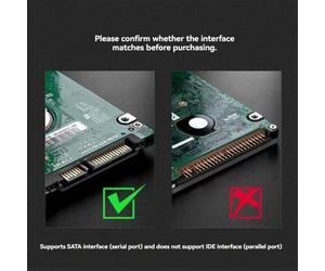 Boîtier de disque dur de type C Boîtier de disque dur SSD SATA Boîtier externe