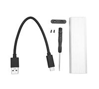 Boîtier de disque dur d'ordinateur - Boîtier SSD M.2 NGFF Serial ATA - Boîtier pour Win XP/7/8 (Argent)