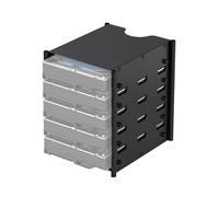 Boîtier de disque dur d'ordinateur, Cage pour disque dur de 3.5 pouces, support de disque dur ajouré