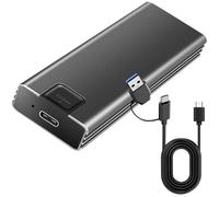 Boîtier de Disque Dur en métal Configurations sans Outils Les interfaces USB 3.1 de Type C améliorent la Taille de la Dissipation Thermique pour Un Rapide de 10 Gbit / s Boîtier de Disque Dur