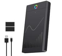 Boîtier de disque dur externe RVB pour disque dur SATA I/II/III HDD et SSD 2,5" - Couvercle coulissant sans outil