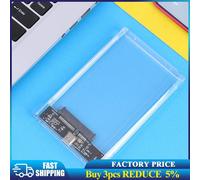 Boîtier de disque dur Mobile USB 3.1 type-c 8TB Transparent 2.5 pouces SATA HDD SSD boîtier externe pour ordinateur portable PC