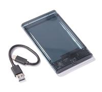 Boîtier de disque dur Mobile USB 3.1 type-c 8TB Transparent 2.5 pouces SATA HDD SSD boîtier externe pour ordinateur portable PC