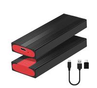 Boîtier de disque dur NVMe Satas pour PCIE M Key B + M Key USB C 3.2 2Gen