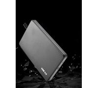 Boîtier de Disque Dur Portable USB 3.0 de 2,5 Pouces pour 7/8/10, Boîtier de Disque Dur Externe sans Outil avec Indicateur LED pour Le Stockage de Données (Noir, 11,5 X 7,5 X
