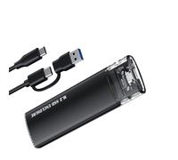 Boîtier de disque dur pour un transfert de données efficace de 10 Gbit/s, prend en charge les interfaces doubles protocoles en option