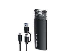 Boîtier de disque dur pour un transfert de données efficace de 10 Gbit/s, prend en charge les interfaces doubles protocoles en option