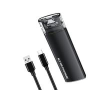 Boîtier de disque dur pour un transfert de données efficace de 10 Gbit/s, prend en charge les interfaces doubles protocoles en option