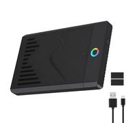 Boîtier de disque dur RVB sans outil pour disque dur SATA I/II/III HDD et SSD de 2,5", type C 5 Gbit/s