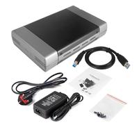 Boîtier de disque dur SSD 5,25 pouces USB 3.0 vers SATA, prise UE