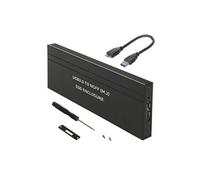 Boîtier de disque dur USB 3.0 M.2 SDD NGFF jusqu'à 5 Gbit/s SSD externe Adaptateur 2230/2242/2260/2280 mm Prend en charge le plug & play UASP