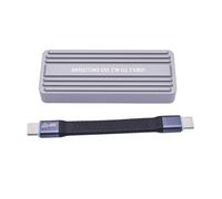 Boîtier de disque solide USB C 3.2 Gen2x2 jusqu'à 20 Gbit/s de transfert de données deux protocoles pour boîtier de disque 2242/2280