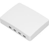 Boîtier de distribution de fibre optique 4 Core FTTH Splitter Desktop Mini Universal for SC FC