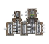 Boîtier de Distribution en plastique extérieur, boîte de jonction de Terminal étanche, moniteur domestique, boîte de dérivation de câble électrique(F1 1 in 3 out (20P))