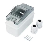 Boîtier de distribution étanche IP65 pour l'extérieur HT-2, boîtier de protection pour interrupteur d'air à 2 voies, boîte de jonction solaire PV pour disjoncteur 2P (Box-ExpBolt-only)