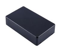 Boîtier de distribution mini anti-poussière boîtier de jonction boîtier en plastique noir boîtier de projet électronique boîtier de connexion électrique pour alimentation externe 100 x 60 x 25 mm