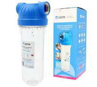 Boîtier de filtre à eau 10" 1" BSP filetage femelle Système de nettoyage en ligne