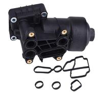 Boîtier de filtre à huile moteur refroidisseur d'huile compatible avec A1 A2 A3 A4 A5 A6 Q3 Q5 SUV VW 1.6 2.0 TDI 2006-2017, remplacement pour 03L115389B 03L115389C