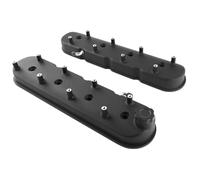 boîtier de filtre à huile Pour GM LS1 LS2 LS3 LS, une paire grands couvercles soupape noirs avec supports bobine robustes adaptés Joint de Refroidisseur