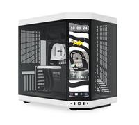 Boîtier de jeu - HYTE - Caja Y70 - Écran tactile 14,5'' - ATX - Verre trempé noir/blanc