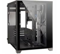 Inter-Tech Boîtier de jeu C-501 Aspect – Noir, verre trempé, USB 3.0 et 2.0