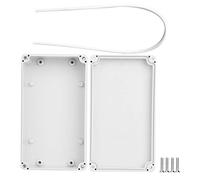 Boîtier de jonction électrique en plastique ABS, étanche à la poussière et à l'eau, boîtier de connexion de câblage 158 x 90 x 46 mm, pour communication électrique intérieure et