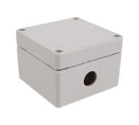 Boîtier de Jonction Électrique Ip65 Bornes pour Usage Extérieur | Plastique Blanc Étanche, Câblage Multidirectionnel, Trous Défonçables Multiples, Couvercle Fileté, Joint Intégré, Montage